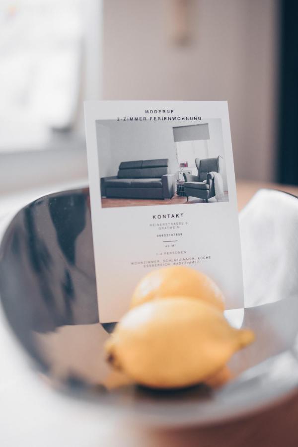 Moderne 2-Zimmer Wohnung Gratwein Eksteriør billede